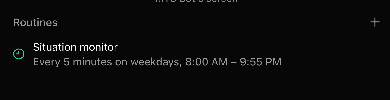 GrokBot situation monitor routine